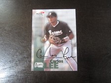 1999 Team Best Carlos Lee Autograph Signed Auto Card (CR) Chicago White Sox