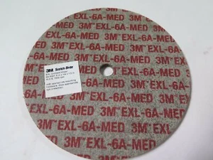 3M 6 x 1/4 x 1/2" EXL Unitized Wheel 14074 6A Med Max RPM 7500 Qty 1 Brand New - Picture 1 of 1