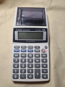 Canon Palm Printer P1-DTS 11 12 Digit Business Financial Calculator - WORKING - Picture 1 of 2