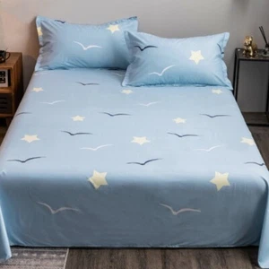 Breathable Washed Cotton Bed Sheet for Comfortable Sleep and Elegant Decoration - Picture 1 of 40