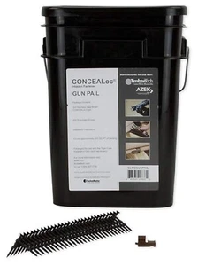 Sujetador oculto TimberTech Concealoc. Cubo de pistola 500 pies cuadrados 900 clips 930 tornillos - Imagen 1 de 1