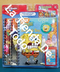 3-PK BOOK & CARTRIDGE FOR SPONGE BOB FITS STORY READER READ - Picture 1 of 3