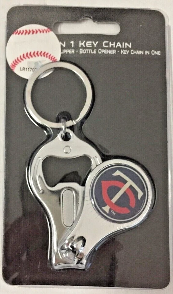 Minnesota Twins MLB 3-IN-1 Keychain, Nail Clipper, Bottle Opener - Image 1 of 1