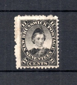 Nuevo Brunswick 1860 antiguo sello definitivo príncipe Eduardo (Michel 9) bonito sin usar (o - Imagen 1 de 2