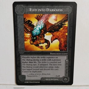MECCG "BALROG"--- FLED INTO DARKNESS --- RARE --  NM / MINT - Picture 1 of 1