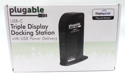 PLUGABLE USB-C TRIPLE MONITOR DOCKING STATION WITH 60W LAPTOP CHARGING UD-ULTCDL - Image 1 of 4