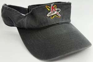 Vintage 90s Albuquerque Isotopes StrapBack Visor MILB Twins Enterprise Black Hat - Picture 1 of 15
