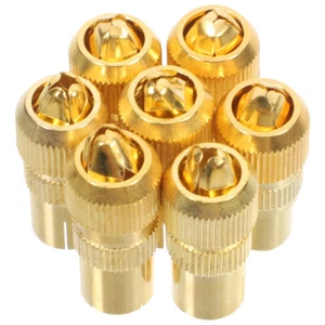 8 Pcs Male Head Cable Adapter Connectors Type Coax - Zdjęcie 1 z 12