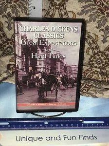 Great Expectations & Hard Times by Charles Dickens (4) Audio Cassettes EUC - Picture 1 of 4