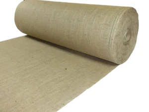 EXTRA WIDE Hessian Fabric Rolls 183cm SCHOOLS WEDDINGS CRAFTS UPHOLSTERY - Picture 1 of 12