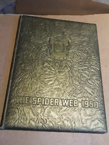 1950 Concord Senior High School North Carolina NC Yearbook The Spider Web - Picture 1 of 23