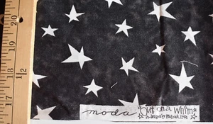 OUT ON A WHIM STAR PRINT MODA FABRICS 100% COTTON FABRIC 35X43 INCHES - Picture 1 of 2