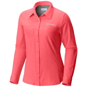 New Womens Columbia "Meadowgate" Omni-Shade Vented Long Sleeve Shirt Plus Size - Picture 1 of 6