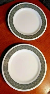 CORNING Pyrex DEKOR #705 Herbst Bänder grau grau Menge 2 Salatteller mehrere verfügbar - Bild 1 von 5