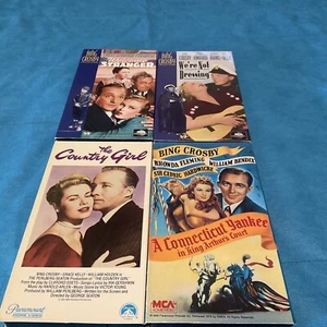 Bing Crosby VHS Lot. Welcome Stranger, Country Girl, Connecticut Yankee - Foto 1 di 10