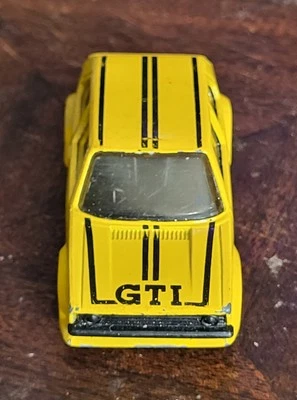 VINTAGE/Volkswagen VW MK1 Golf GTI/Yellow/Diecast Car/MC TOY - Image 1 of 4