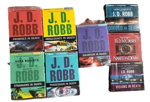 8 JD Robb (Nora Roberts) Unabridged CD Audiobooks IN DEATH Series - EUC - Picture 1 of 18