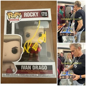 Dolph Lundgren Signed Ivan "Drago" CN Funko Rocky 1715 Autograph Proof SWAU COA - Picture 1 of 6