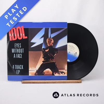 Billy Idol Eyes Without A Face 12" EP Vinyl Record IDOLX 3 Chrysalis - EX/VG+ - Image 1 of 4