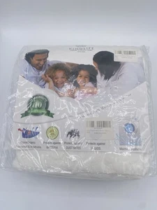 Protector de Colchón Doble Impermeable Acolchado Cojín Cubierta Transpirable Ajustado - Imagen 1 de 5