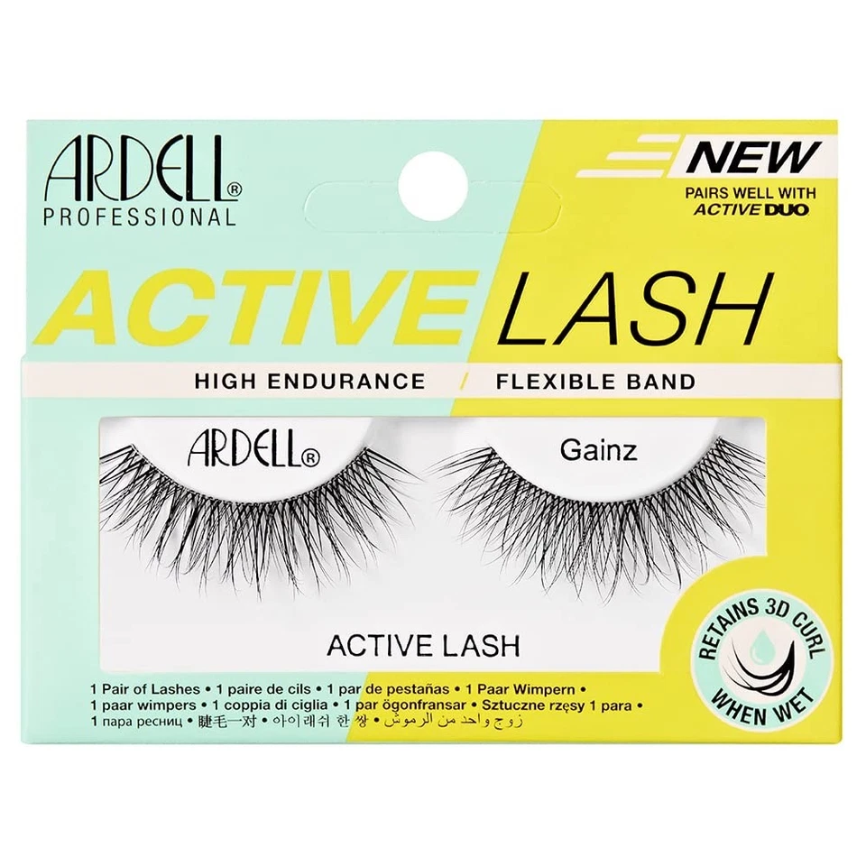 (10 Pack) Ardell Active Lash - Gainz - Waterproof Natural Volume Eyelashes - Image 1 of 1