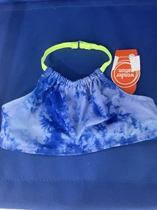 *GIRLS  WONDER NATION  SIZE SMALL (6-6X)  TIE DYE HALTER  SWIM TOP* UPF 50+ - Picture 1 of 2
