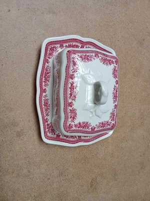 Villeroy Boch Fasan Rot Kleine Butterdose Sehr Gut Erhalten - Bild 1 von 4