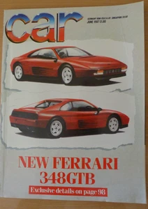 Auto Magazin Juni 1987 Ferrari 348 Lamborghini Panther Range Rover Benetton F1 - Bild 1 von 2