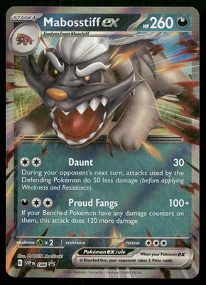 #086 Mabosstiff ex SV: Scarlet & Violet Promo Cards - Image 1 of 2