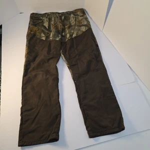 Wrangler Pro Gear Pants Mens 40x30 Camo Brown Double Knee Hunting Outdoor - Picture 1 of 7