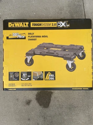 NEW DEWALT DWST08530 2.0 DXL 30" HEAVY DUTY DOLLY FOR DXL DRAWER TOOL BOX SYSTEM - Image 1 of 2