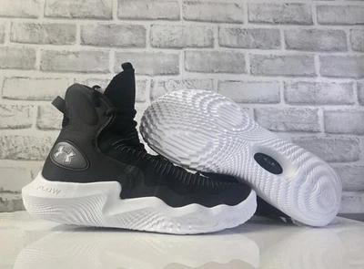 Under Armour Women's Flow Highlight Ace Volleyball Shoe 12.5 New Black/White - Image 1 of 4