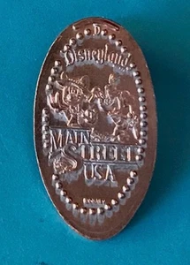 MICKEY & MINNIE 1890s COSTUMES MAIN STREET USA ELONGATED PRESSED PENNY DISNEY - Picture 1 of 1