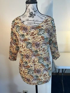 Vintage, Bubble Popcorn Top Bluse one size fits most - Bild 1 von 16