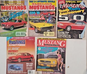 Lot (5) Mustang Monthly, Illustrated, Muscle & Fabulous Magazines 1989-1990 - Bild 1 von 11