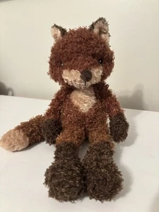 Bunnies By the Bay Foxy the Fox 14" Brown Shaggy Plush Stuffed Animal Stuffie - Picture 1 of 15