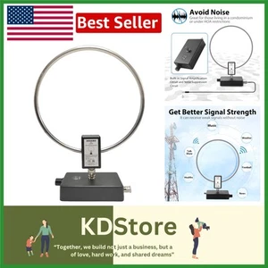 Portable GA450 Loop Antenna - Noise Suppressing Indoor High-Frequency Receiver - Photo 1/10