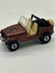 Hot Wheels 1981 Jeep Brown CJ-7 Malaysia 1:64 - Picture 1 of 10