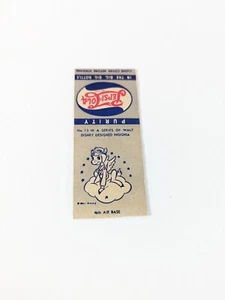 Cubierta de fósforo de Pepsi Cola Walt Disney caballo volador década 1940 Segunda Guerra Mundial - Imagen 1 de 4