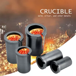 Melting Graphite Crucible High-temperature Gold Silver Metal Smelting Tools D5T1 - Picture 1 of 15