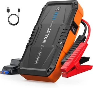 AstroAI S8 Car Battery Jump Starter 1500A Battery Pack (Orange) BRAND NEW - Picture 1 of 15