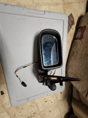 1997-1998-1999-2000-2001  BMW E38 740i 740iL LEFT DRIVER EXTERIOR MIRROR WHITE - Image 1 of 4