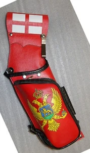 E.W.BATEMAN & CO. - LEATHER FIELD QUIVER, ST.GEORGE FLAG, RH - Picture 1 of 2