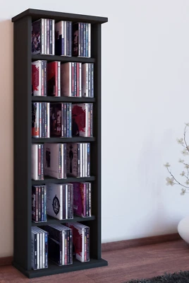 VCM® CD/DVD-Turm „Vostan“ für 150 CDs · 7 Farben · CD-Möbel CD-Regal Rack Bluray - Bild 1 von 4