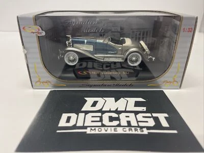 Modelos Signature 1935 Duesenberg SSJ azul y plata escala 1:32 NUEVO EN PAQUETE  Foto 1 de 4