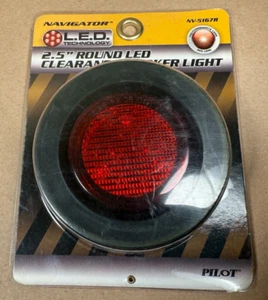 NOS Pilot Navigator 2.5" Rounded LED Clearance/Marker Light, NV-5167R -FREE SHIP - Picture 1 of 9