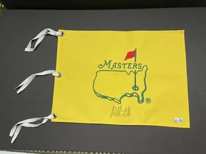 Bubba Watson signed Masters pin flag 2014 Winner Champion Beckett COA 562 - Picture 1 of 1