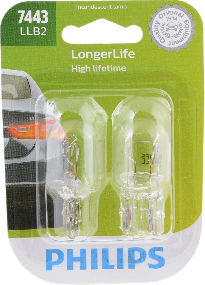 Philips Lighting Pack из 2 миниатюрных ламп LongerLife 7443LLB2 13,5 В/5,4 Вт - Изображение 1 из 1