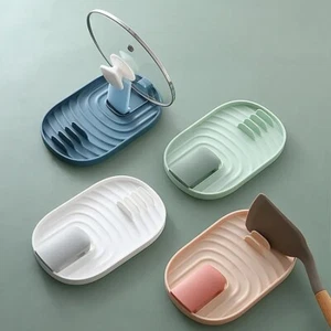 2 PCs Spoon pot lid holder stand kitchen cooking tools storage utensil - Picture 1 of 5