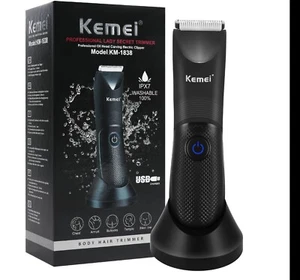 KEMEI Body Hair Trimmer Men, Balls Shavers, Electric Body Shavers RRP £30.81 - Picture 1 of 2